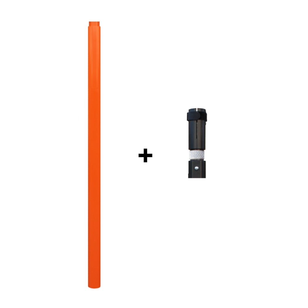 Stop-Lite AD-600 Orange Adjustable PVC Flagger Pole | All Security Equipment