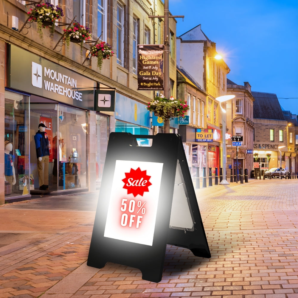 Stop-Lite AP-51 LED A-Frame Sign | All Security Equipment