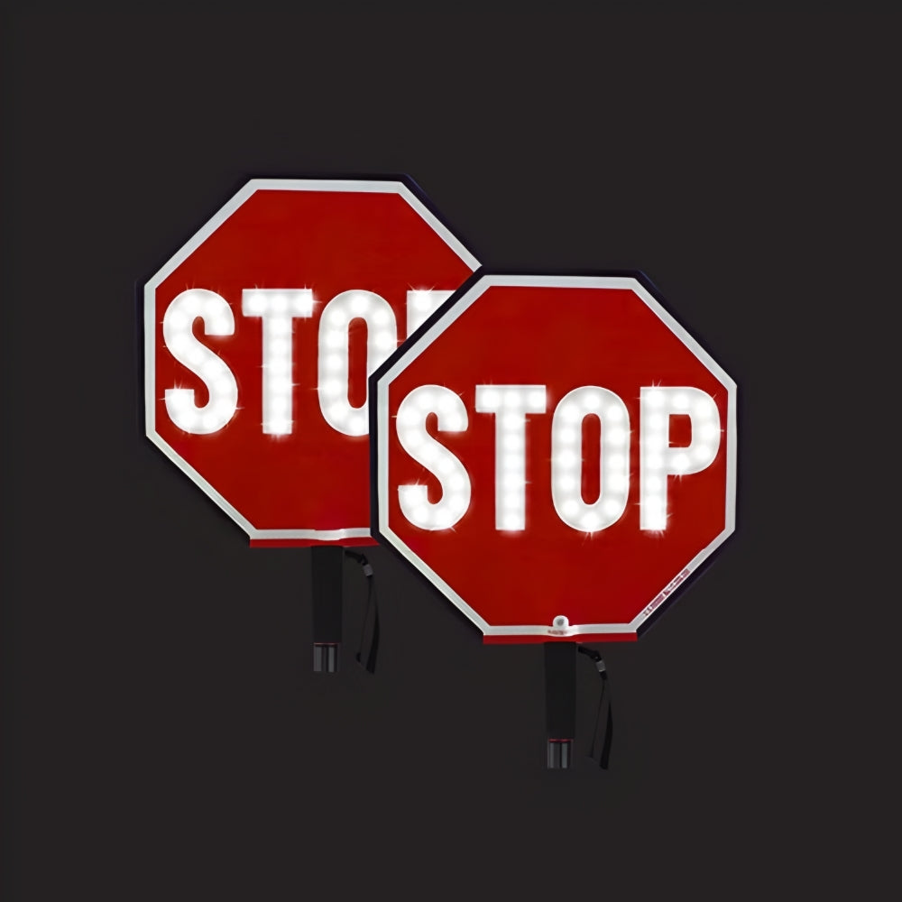 Stop-Lite PA-11112 12" LED STOP/STOP Paddle | All Security Equipment