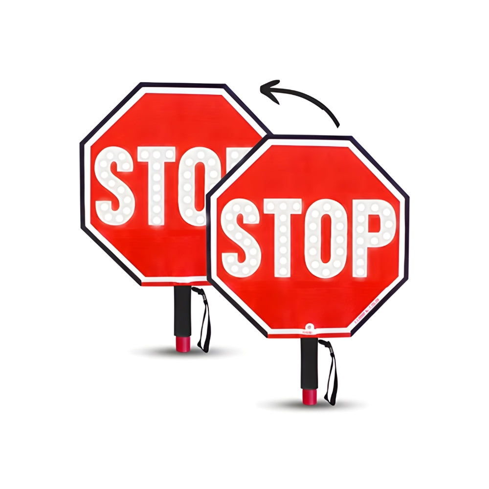 Stop-Lite PA-11112 12" LED STOP/STOP Paddle | All Security Equipment