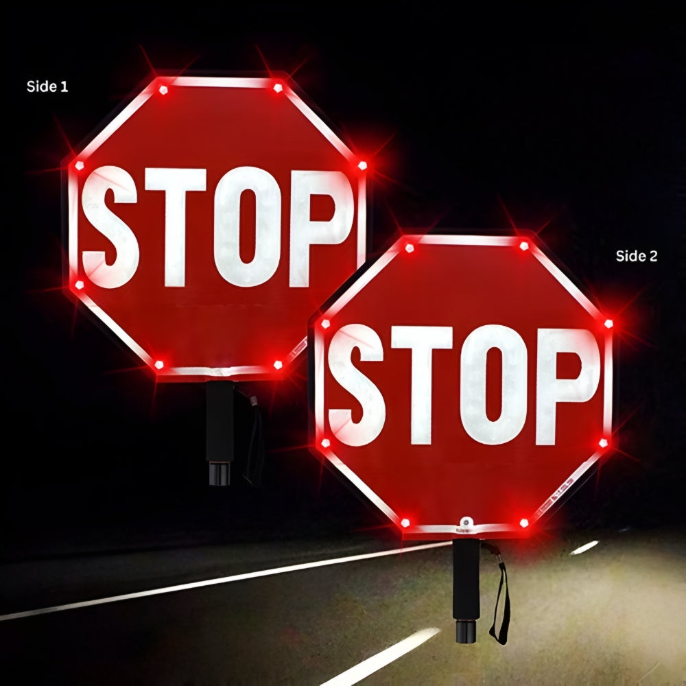Stop-Lite PA-21122 18" LED STOP/STOP Paddle 2.0 | All Security Equipment