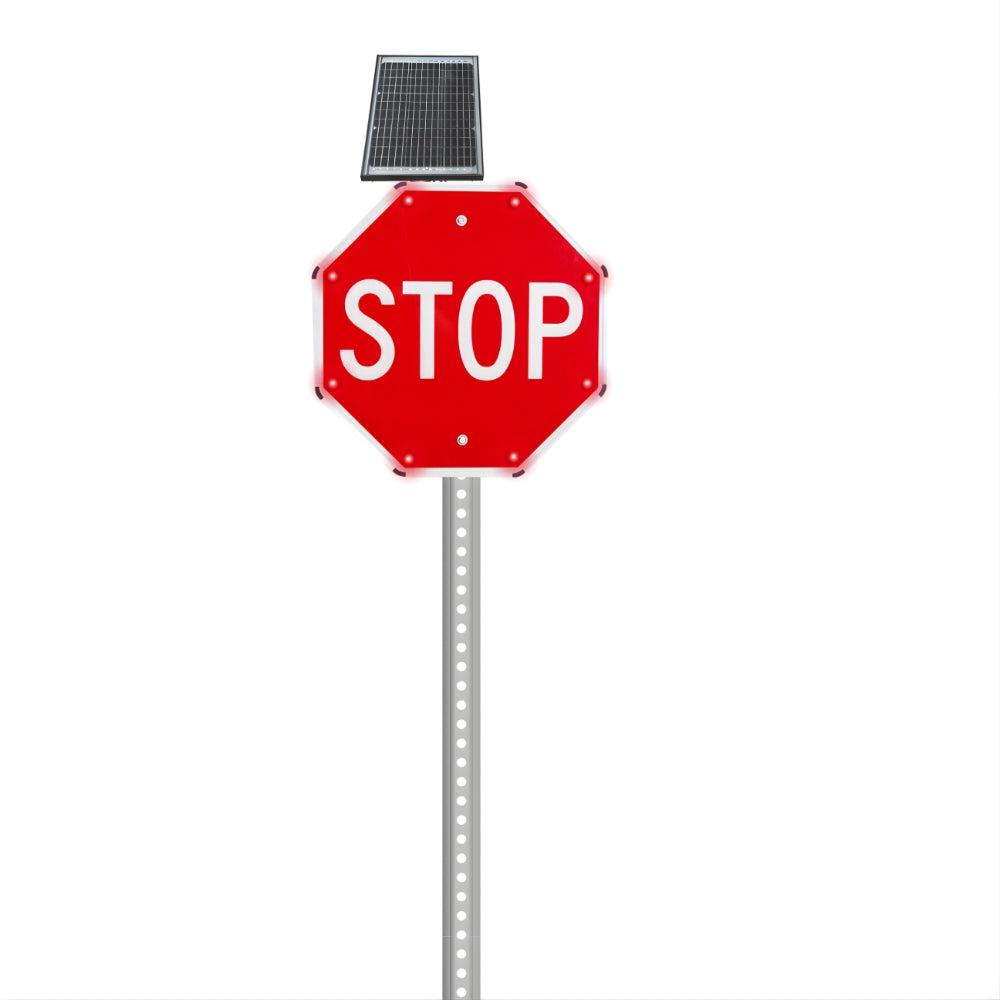 Stop-Lite R1-1 Solar Stop Sign | All Security Equipment