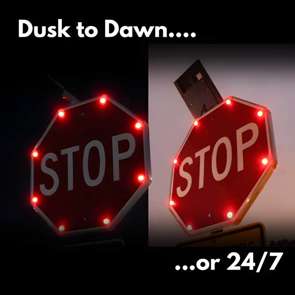 Stop-Lite R1-1 Solar Stop Sign | All Security Equipment