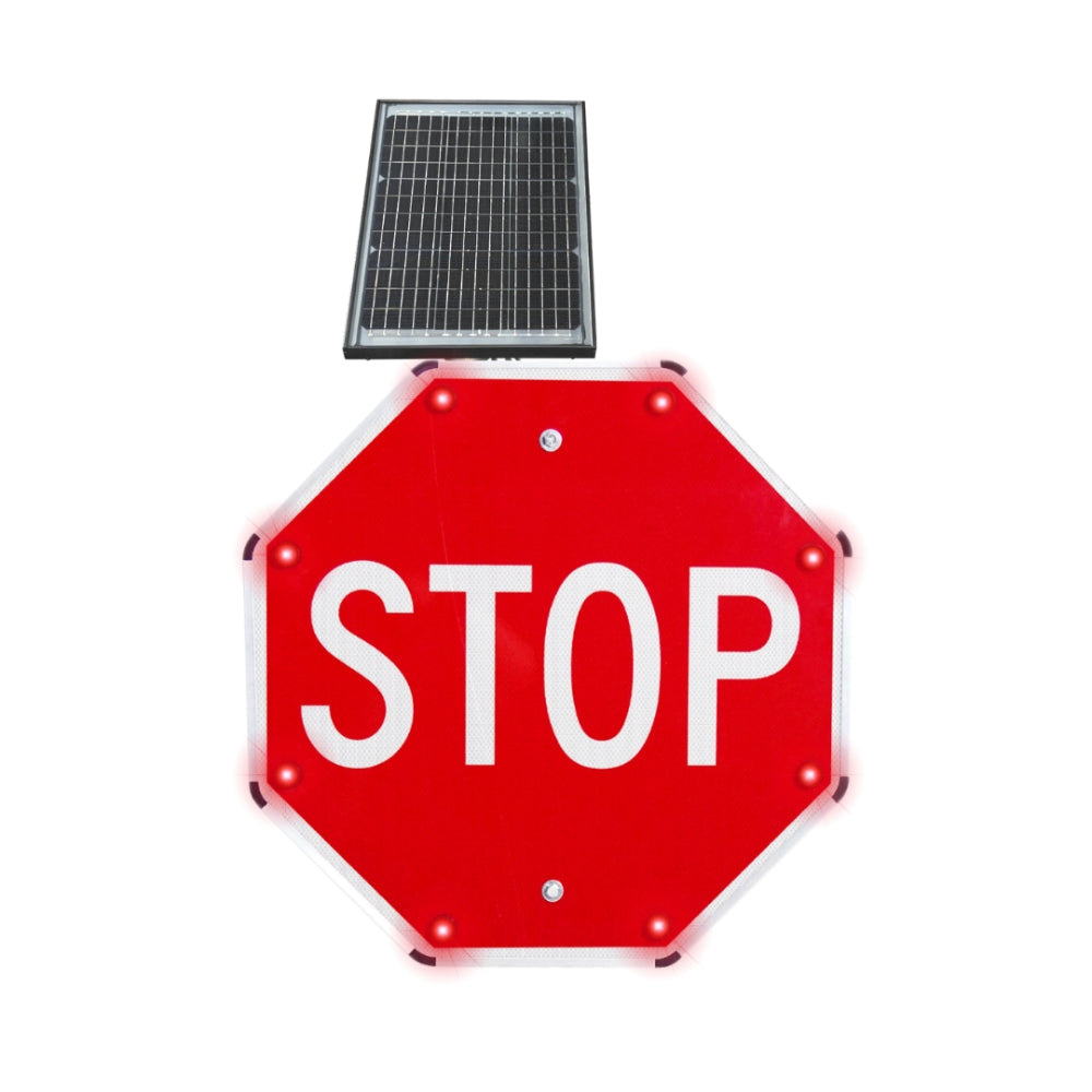 Stop-Lite R1-1 Solar Stop Sign | All Security Equipment