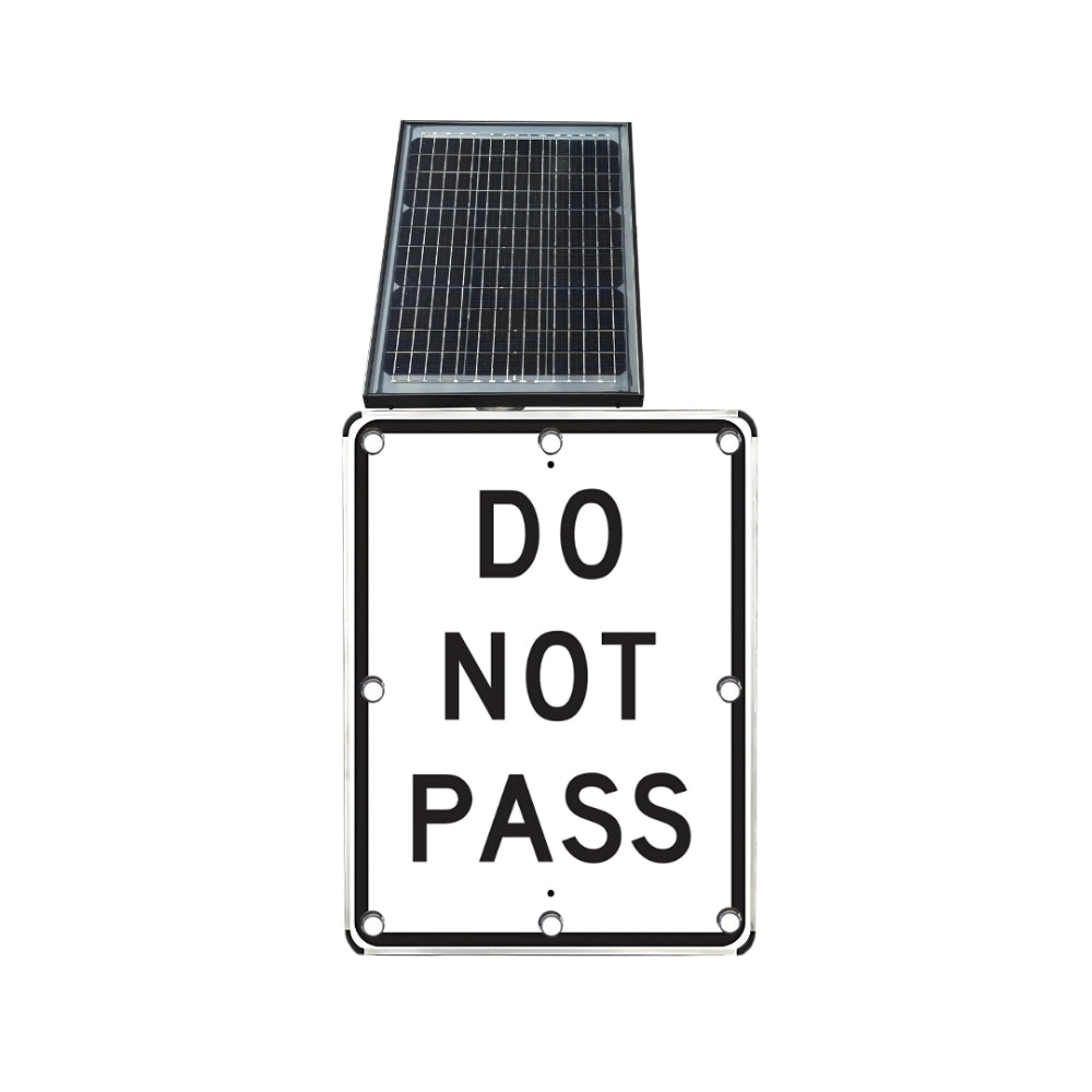 Stop-Lite R4-1 Solar LED Do Not Pass Sign | All Security Equipment