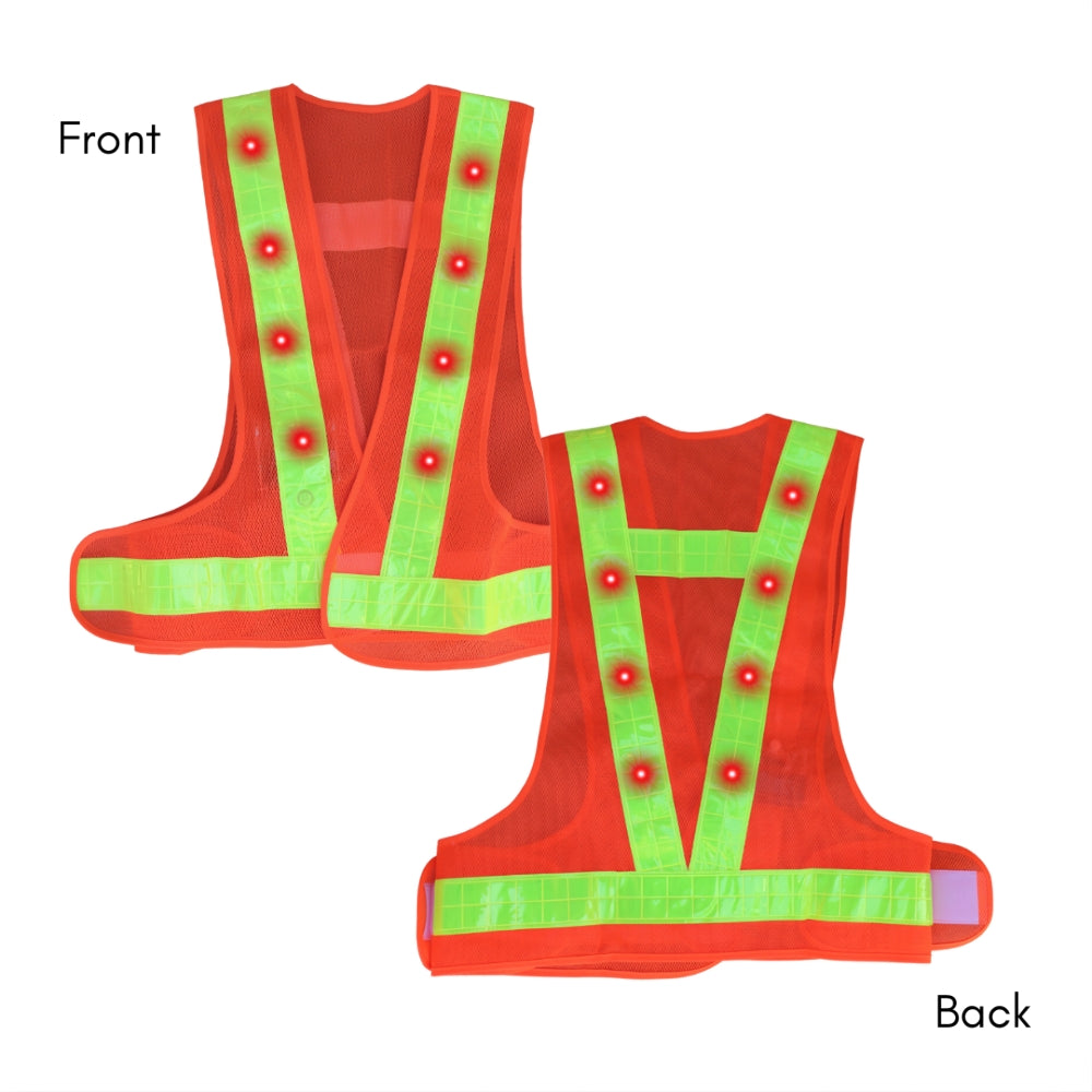 Stop-Lite VE-11C00 Crossing Guard LED Safety Vest | All Security Equipment