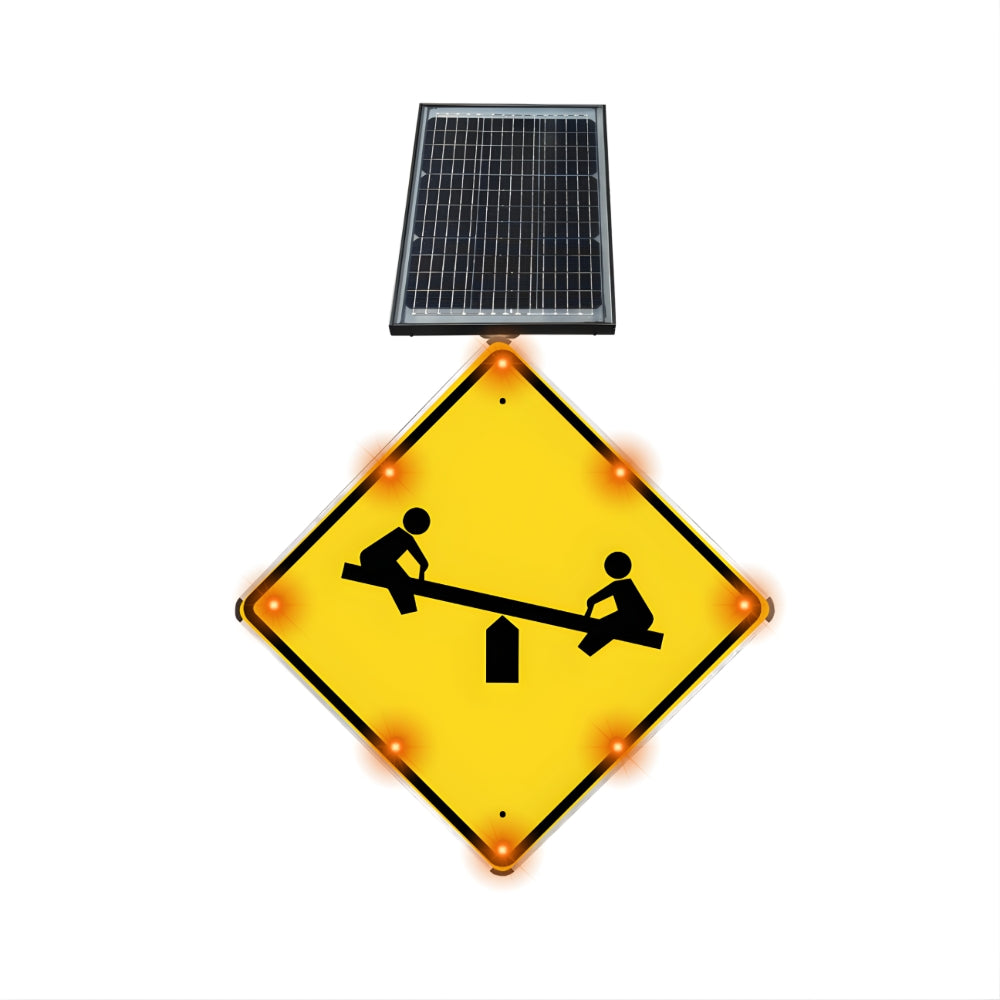 Stop-Lite W15-1 Solar LED Playground Sign | All Security Equipment