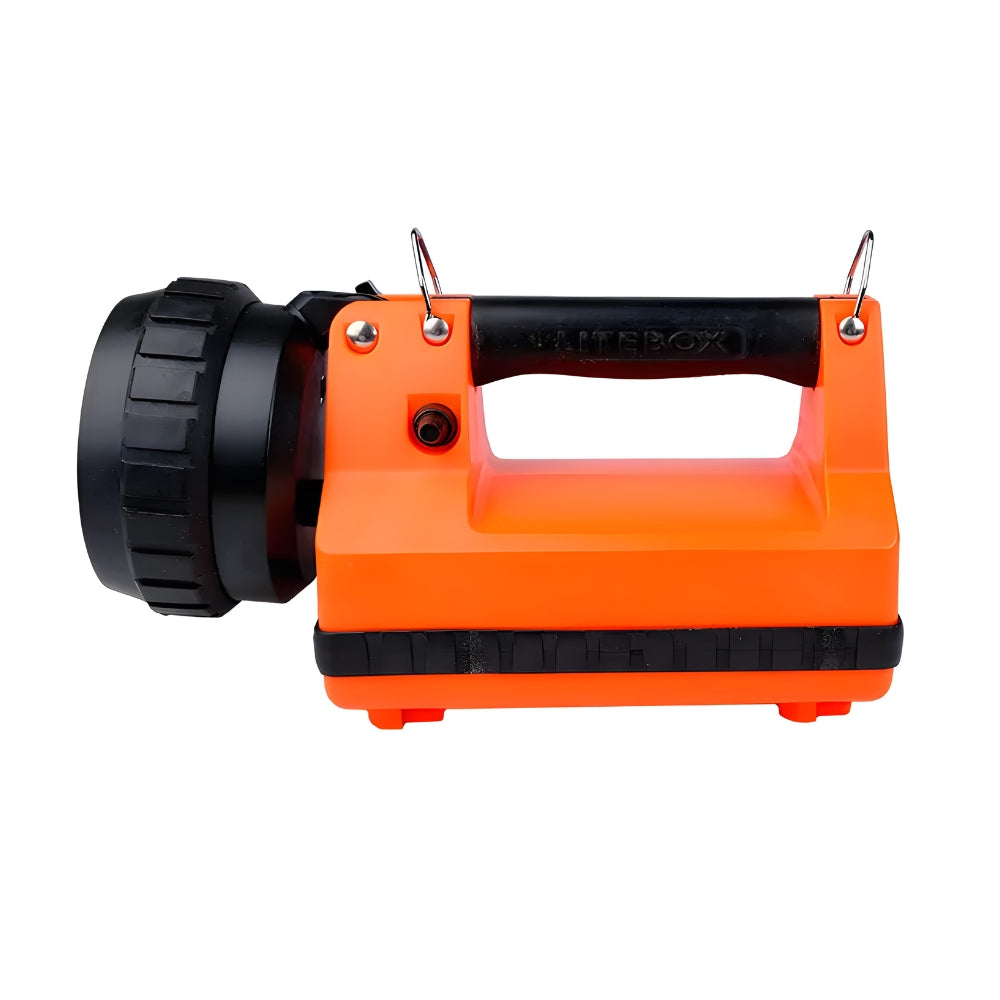 Streamlight E-Flood® LiteBox® Rechargeable Lantern System 120V with AC/DC Charger (Orange)