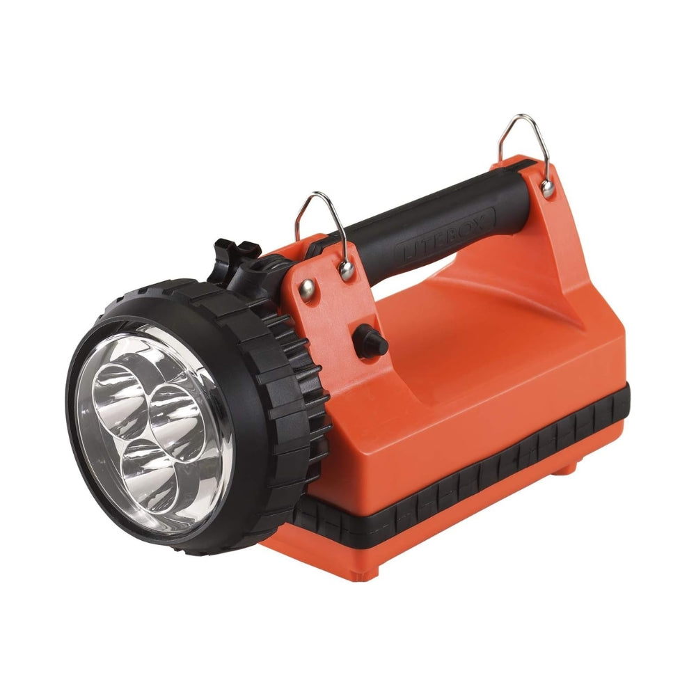 Streamlight E-Spot® LiteBox® Rechargeable Lantern with Mounting Rack and AC/DC Charger (Orange) | All Security Equipment