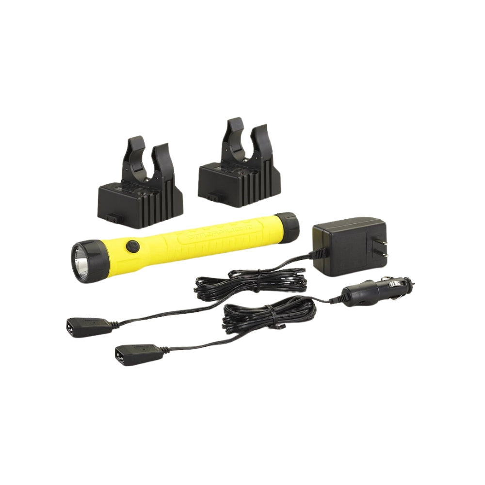 Streamlight PolyStinger® LED HAZ-LO® Flashlight with AC/DC Charger (Yellow) | All Security Equipment