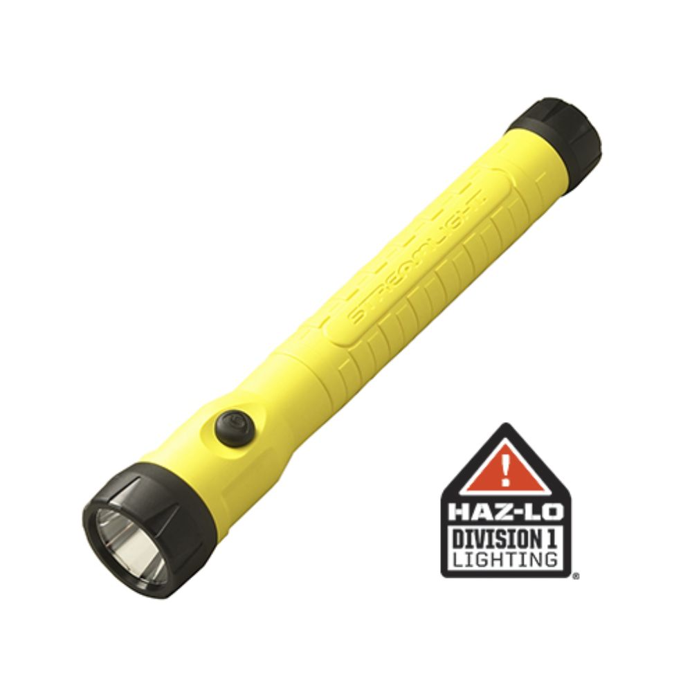 Streamlight PolyStinger® LED HAZ-LO® Flashlight with AC/DC Charger (Yellow) | All Security Equipment