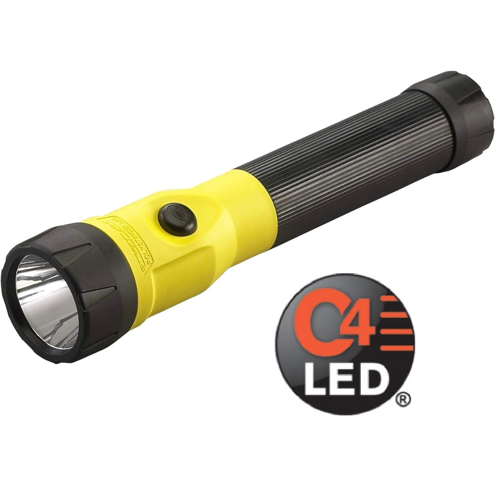 Streamlight PolyStinger® LED Flashlight with 230V Charger and 2 Holders (Yellow) | All Security Equipment