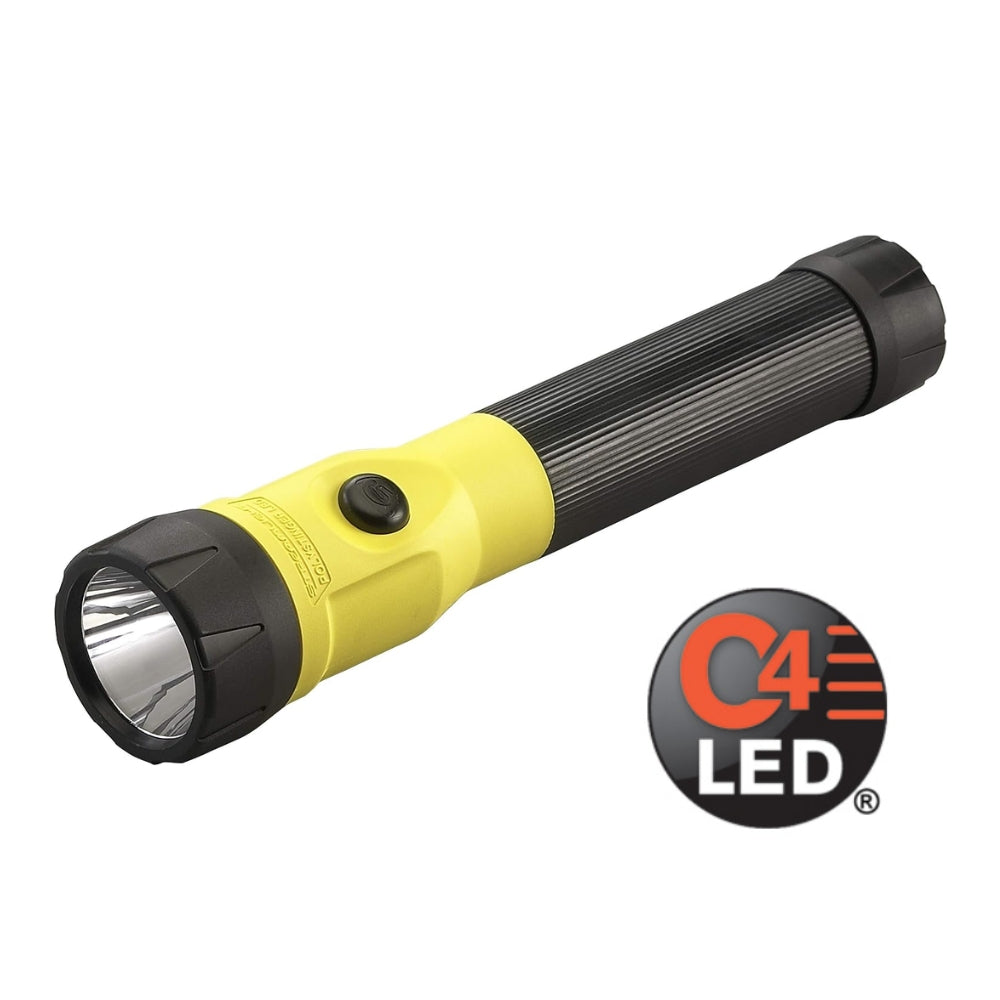 Streamlight PolyStinger® LED Flashlight with Piggyback Smart Charger (Yellow) | All Security Equipment