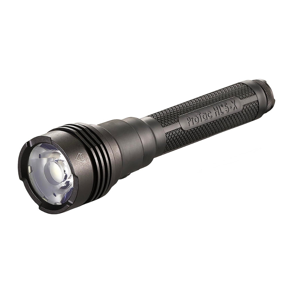 Streamlight ProTac HL® 5-X USB Flashlight with Cord and Wrist Lanyard- Clam (Black) | All Security Equipment