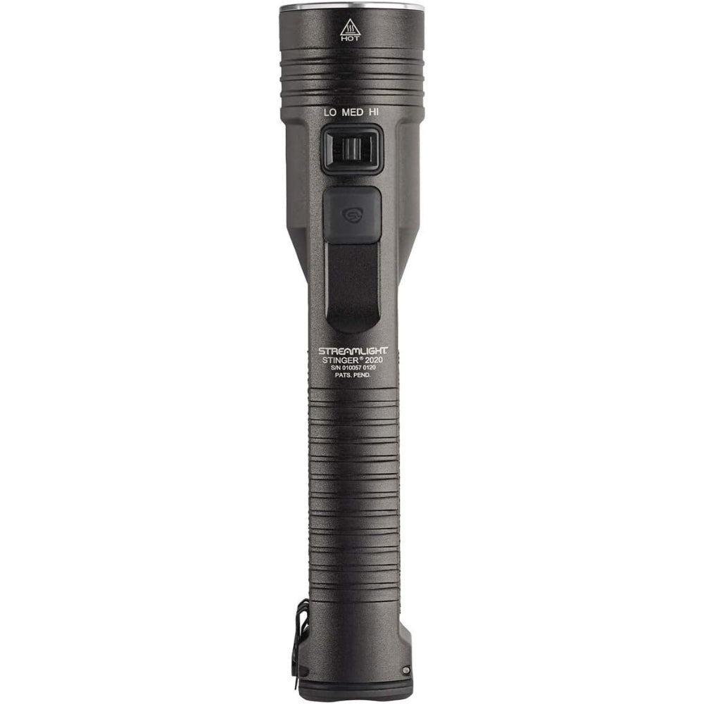 Streamlight Stinger® 2020 Rechargeable Flashlight with Holder Charger (Black) | All Security Equipment