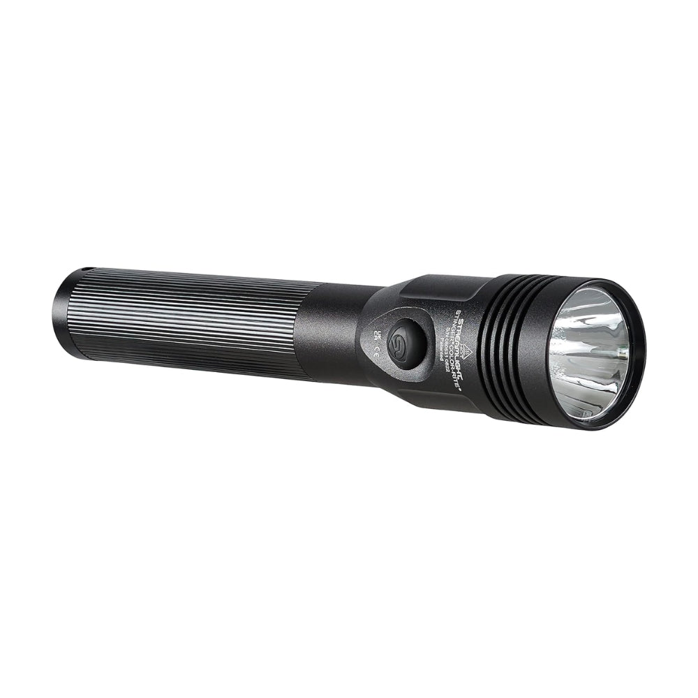 Streamlight Stinger® Color-Rite® Flashlight with Piggyback Charger (Black) | All Security Equipment