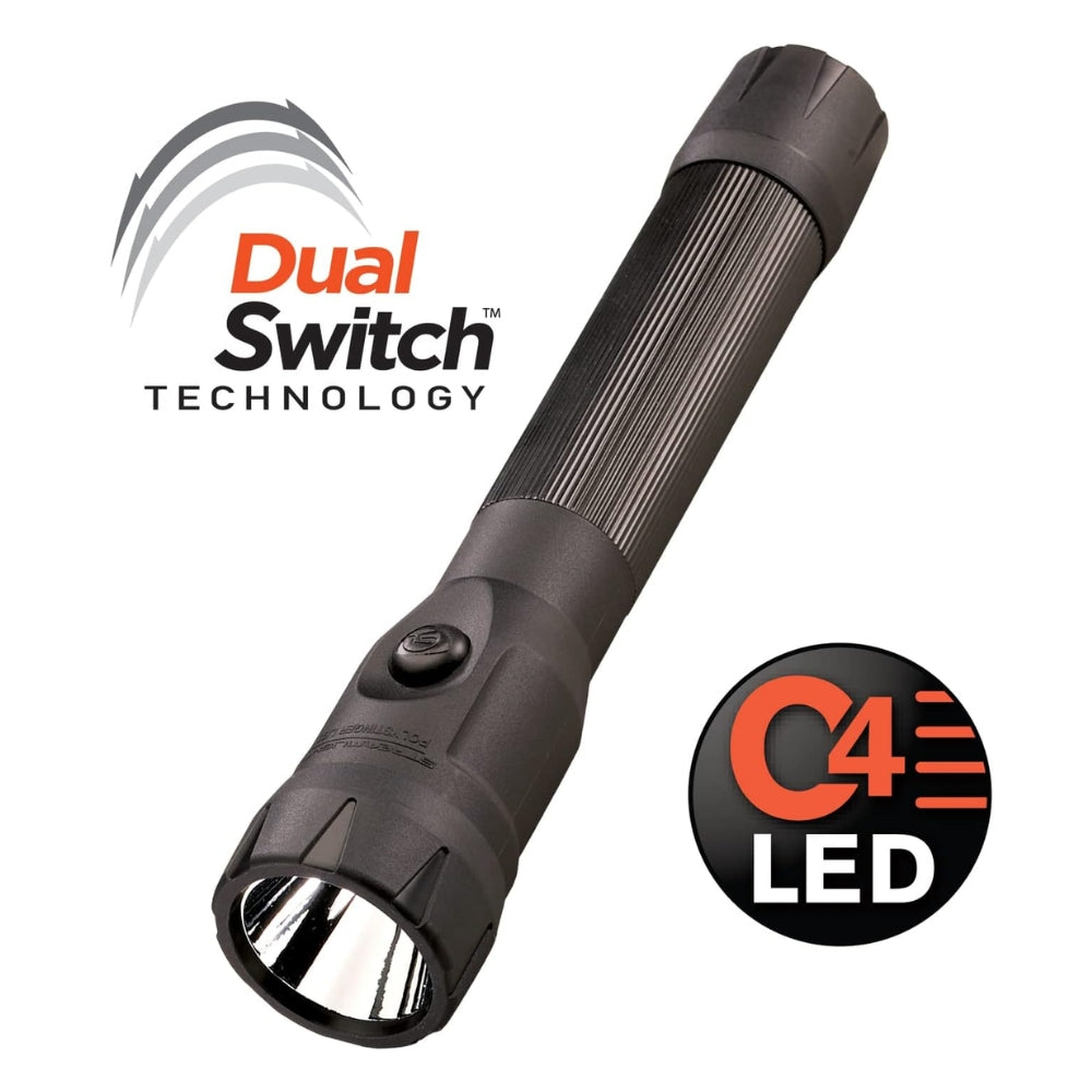 Streamlight Stinger DS® LED Flashlight with AC/DC Piggyback Charger (Black) | All Security Equipment