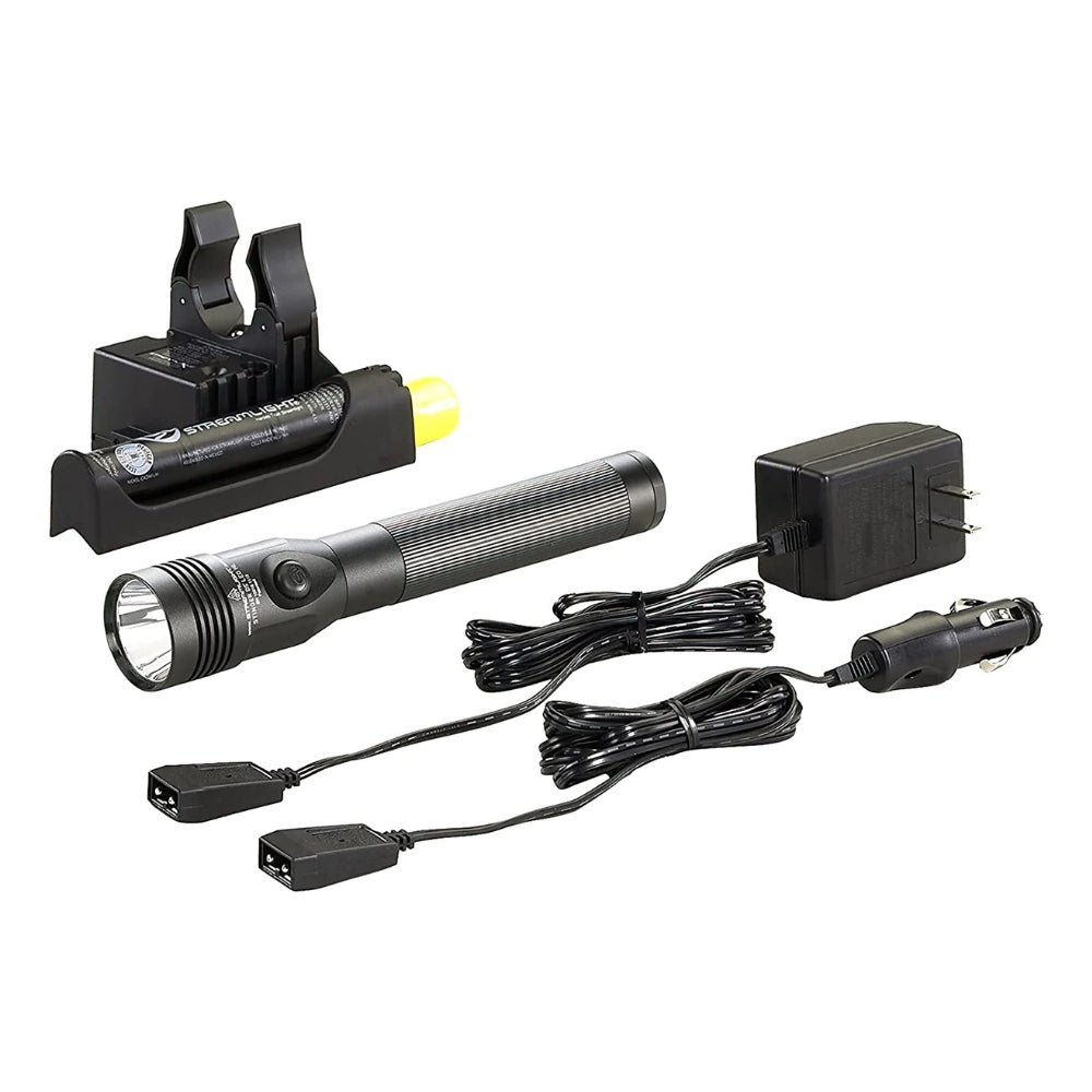 Streamlight Stinger DS LED HL® with AC/DC Piggyback Charger (Black) | All Security Equipment