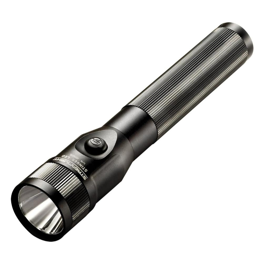Streamlight Stinger® LED Flashlight with AC/DC Piggyback Charger (Black) | All Security Equipment