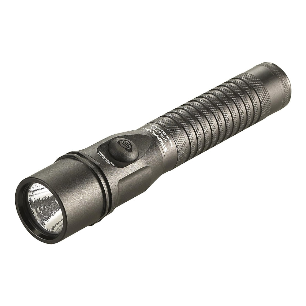 Streamlight Strion DS® LED Flashlight with AC Charger and Black Grip Ring (Black) | All Security Equipment