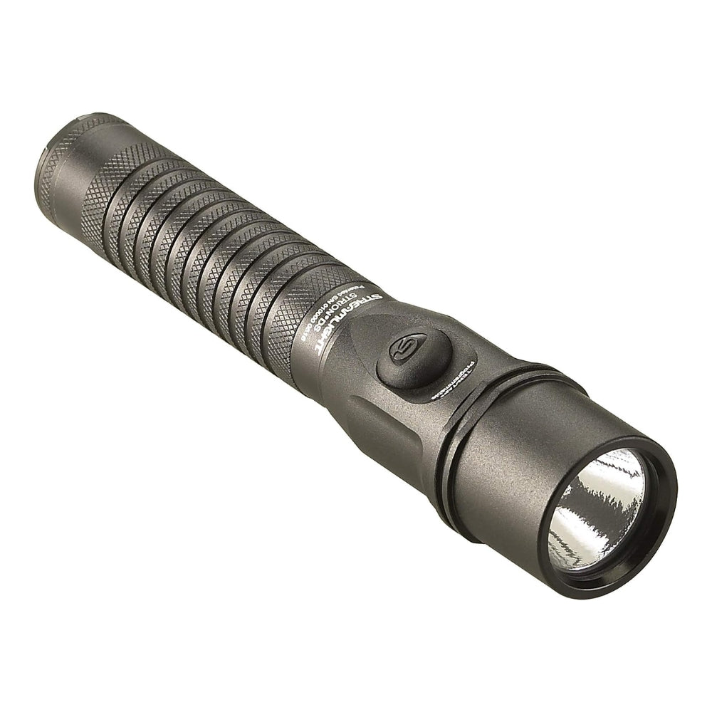 Streamlight Strion DS® LED Flashlight with AC Charger and Black Grip Ring (Black) | All Security Equipment