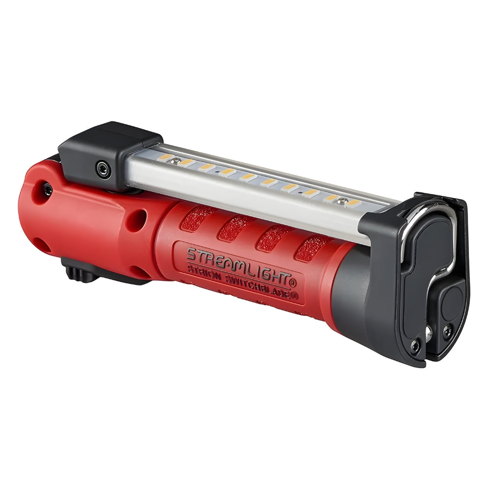 Streamlight Strion Switchblade® Compact Rechargeable Light Bar with Piggyback Charger (Red)