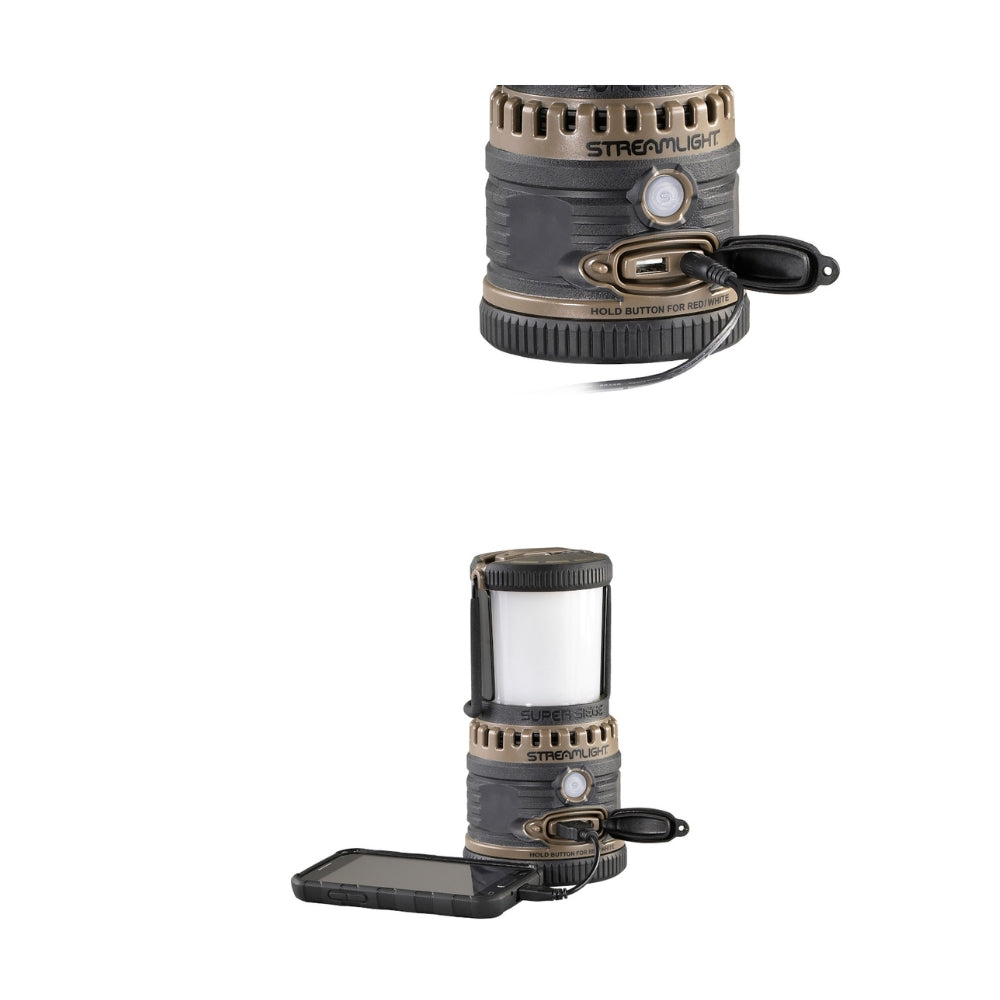 Streamlight Super Siege® Work Lantern with AC Charger (Coyote) | All Security Equipment