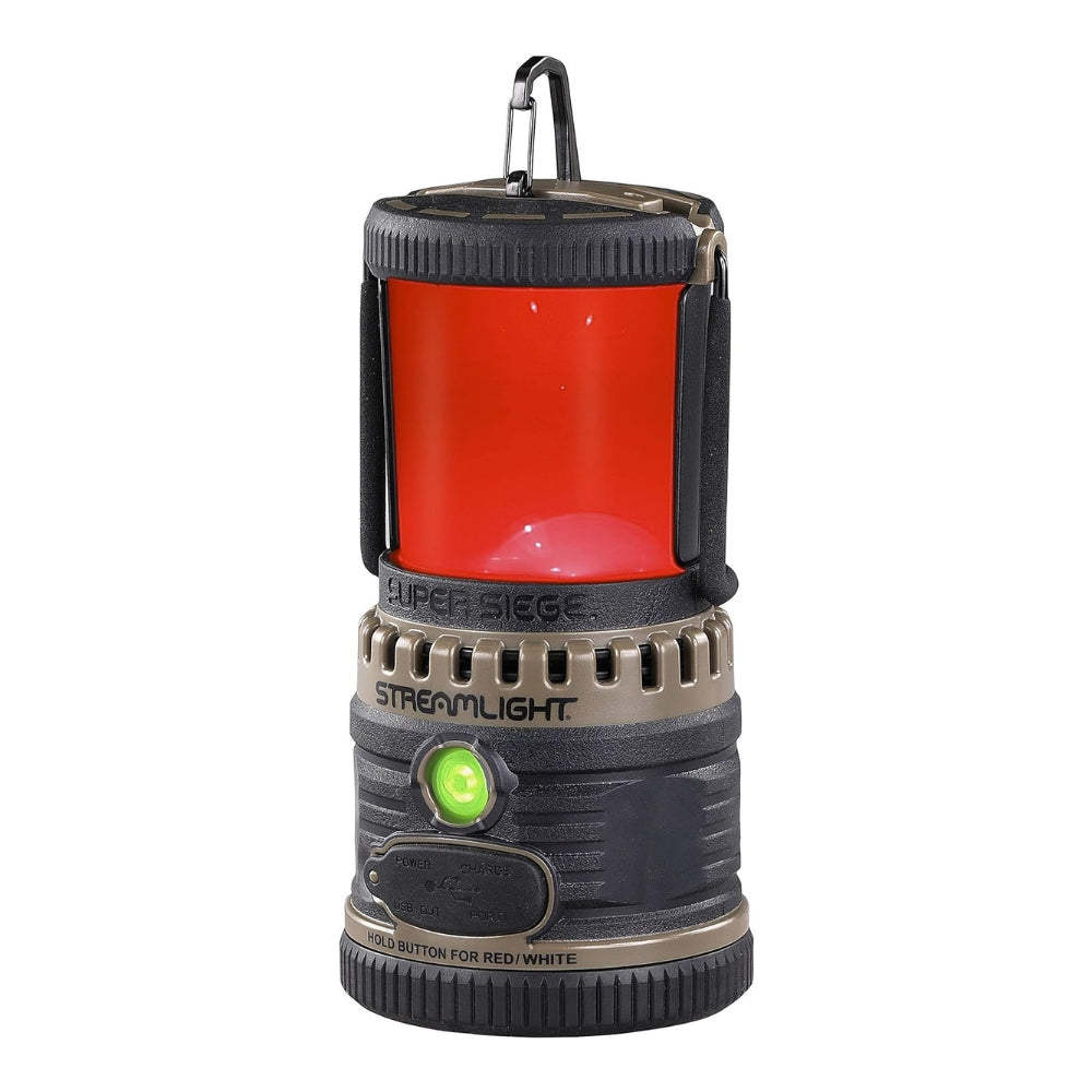 Streamlight Super Siege® Work Lantern with AC Charger (Coyote) | All Security Equipment