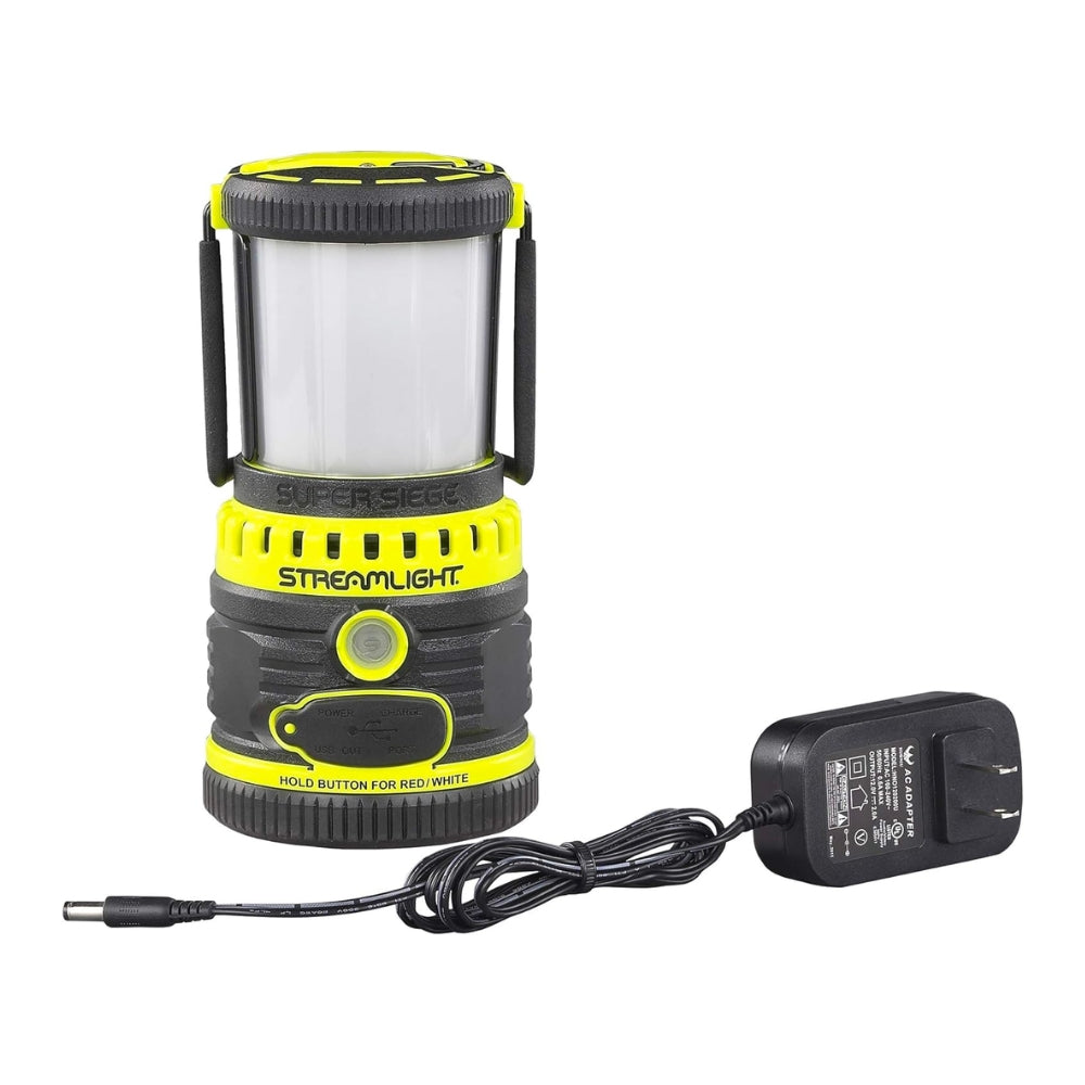 Streamlight Super Siege® Work Lantern with International AC Charger (Yellow) | All Security Equipment