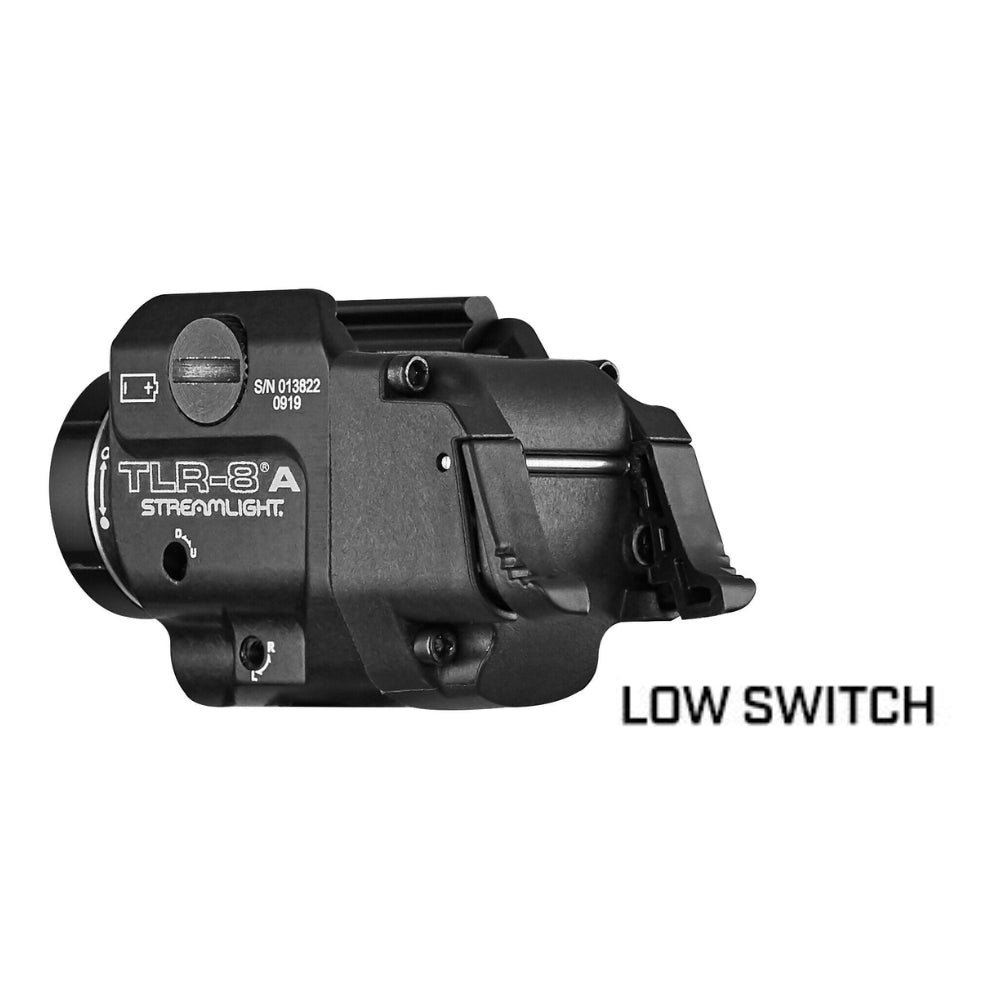 Streamlight TLR-8® A Low Switch Rail Mounted Light with Red Laser | All Security Equipment