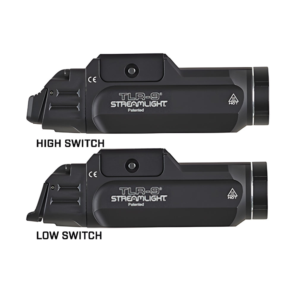 Streamlight TLR-9® Flex Rail Mounted Tactical Light with Key Kit (Black) | All Security Equipment