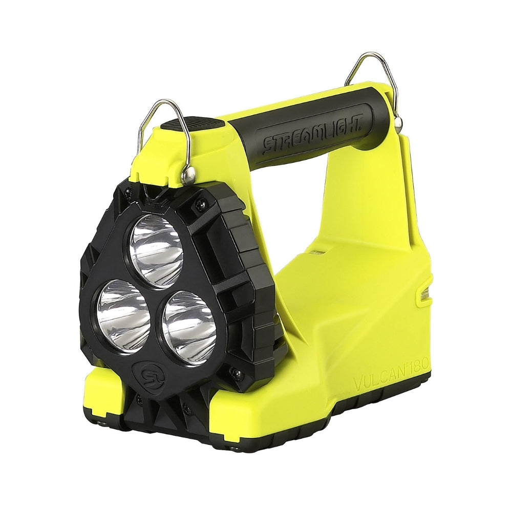 Streamlight Vulcan® 180 Standard System 240V (UK) with Heavy Duty Strap (Yellow) | All Security Equipment