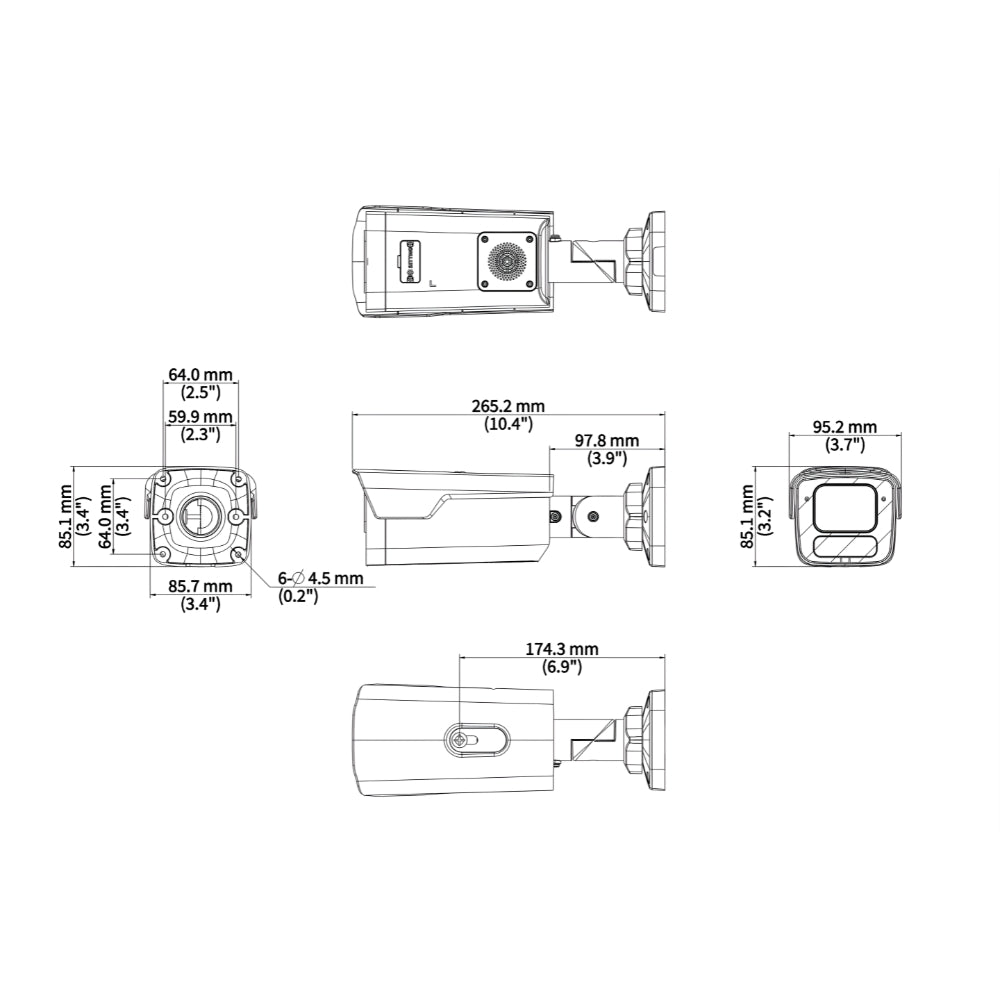 UNV IPC2B14SE-ADZKMC-WP-I1 4MP Tri-Guard VF Bullet Network Camera | All Security Equipment