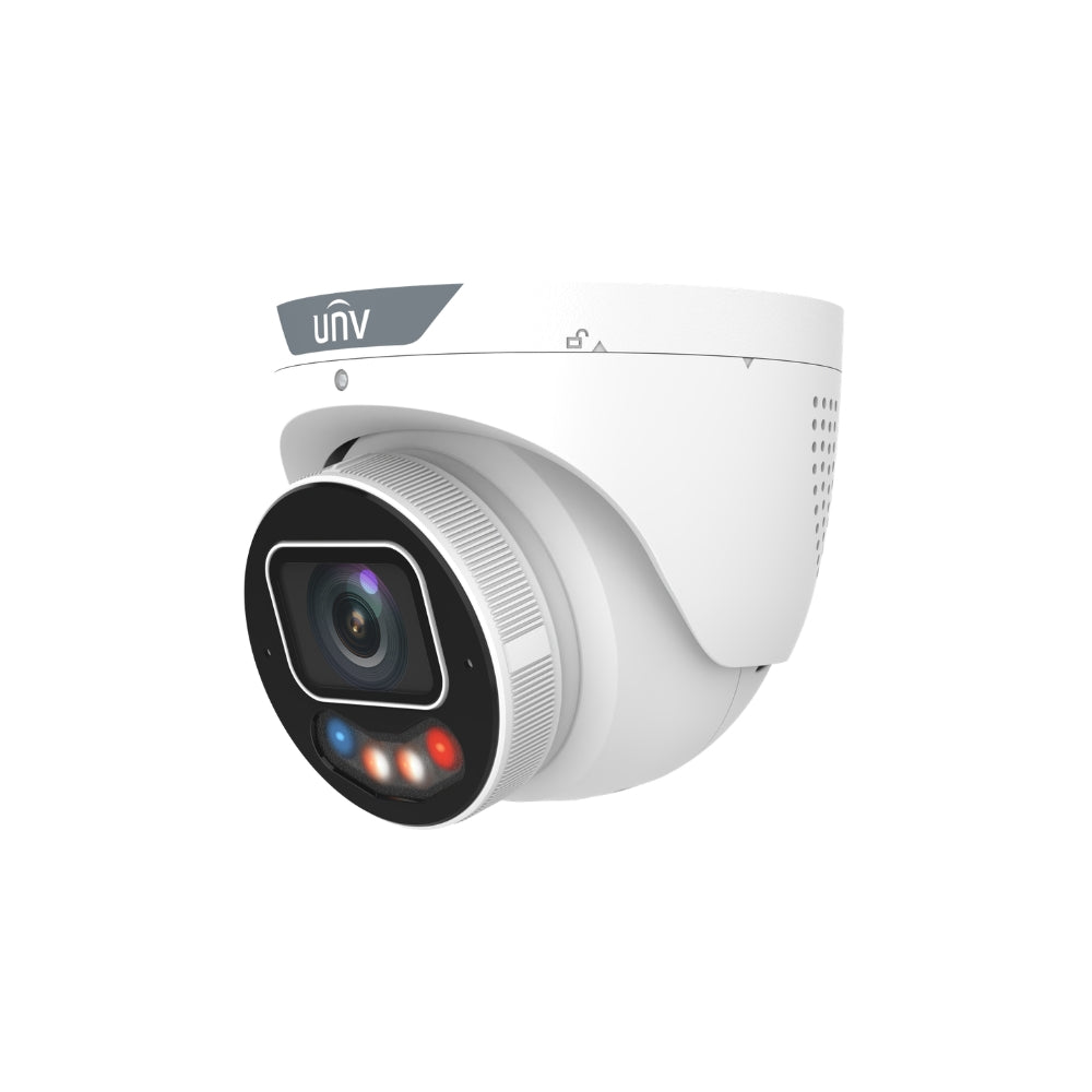 UNV IPC3634SE-ADF28KMC-WP-I1 4MP TriGuard Eyeball Warning Network Camera (2.8mm Focal) | All Security Equipment