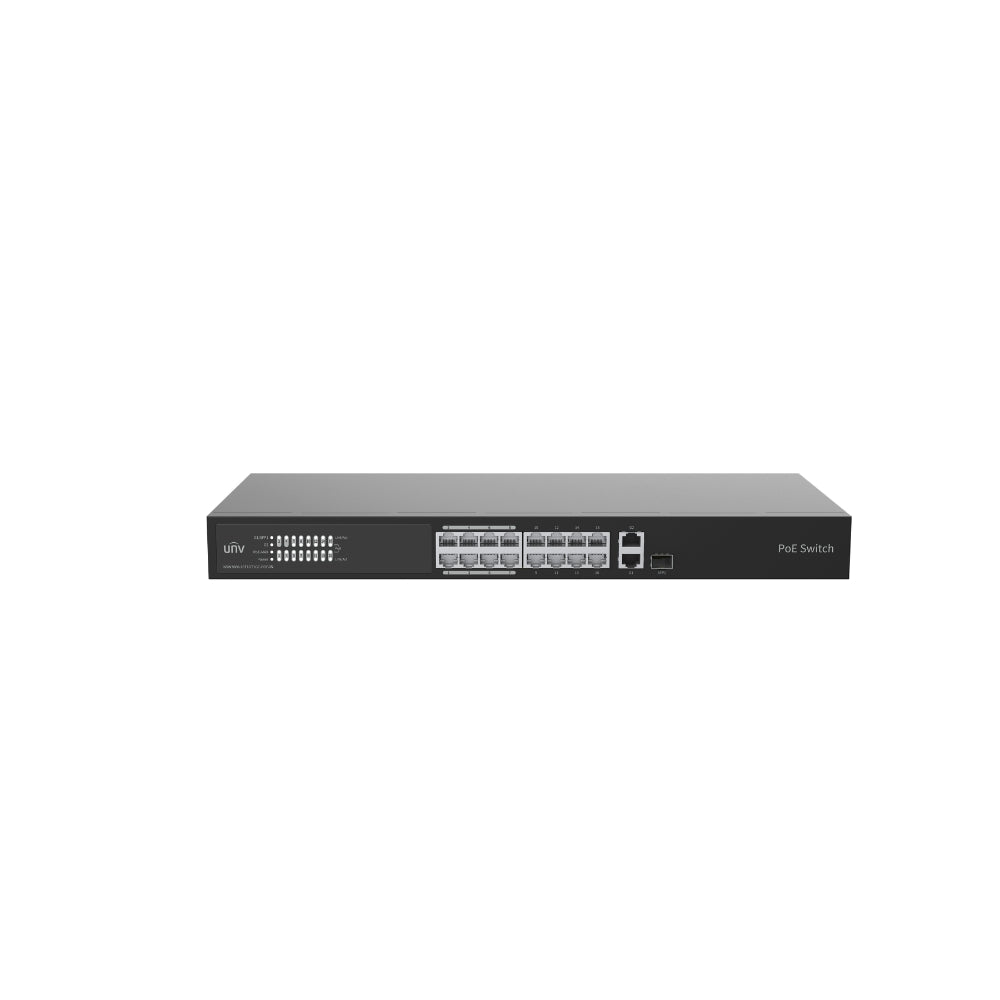 UNV NSW3000-16T1GT1GC-POE-IN 16-Port Cloud Management Ethernet PoE Switch | All Security Equipment