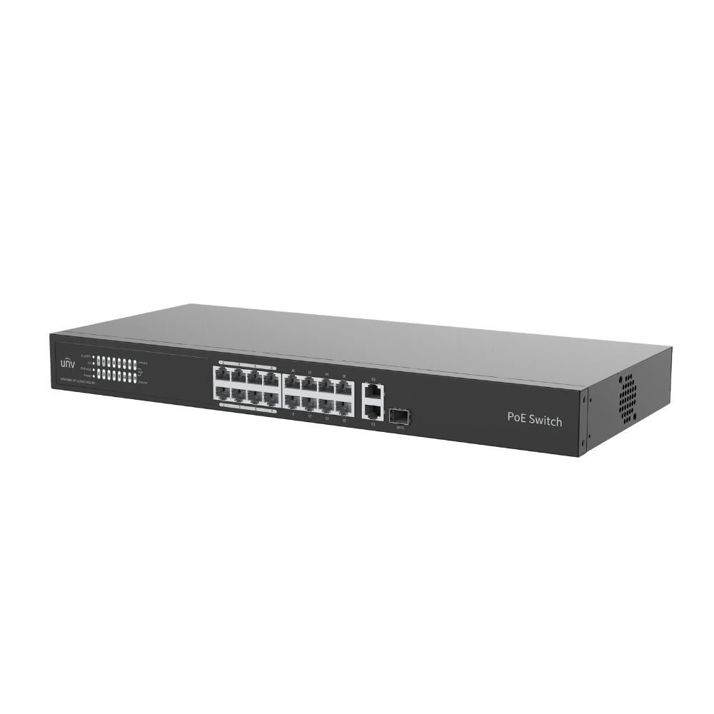 UNV NSW3000-16T1GT1GC-POE-IN 16-Port Cloud Management Ethernet PoE Switch | All Security Equipment