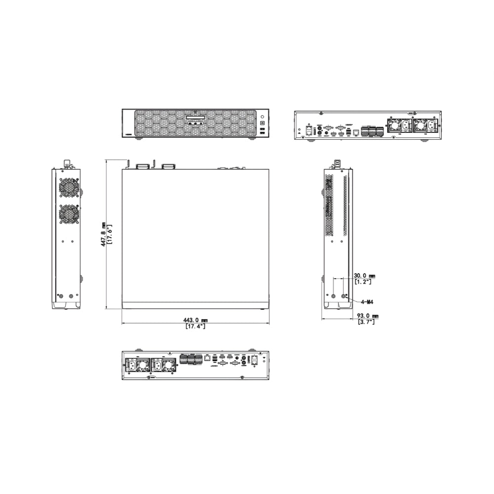 UNV NVR508-64E-R 8 HDDs 64CH 4K Network Video Recorder | All Security Equipment