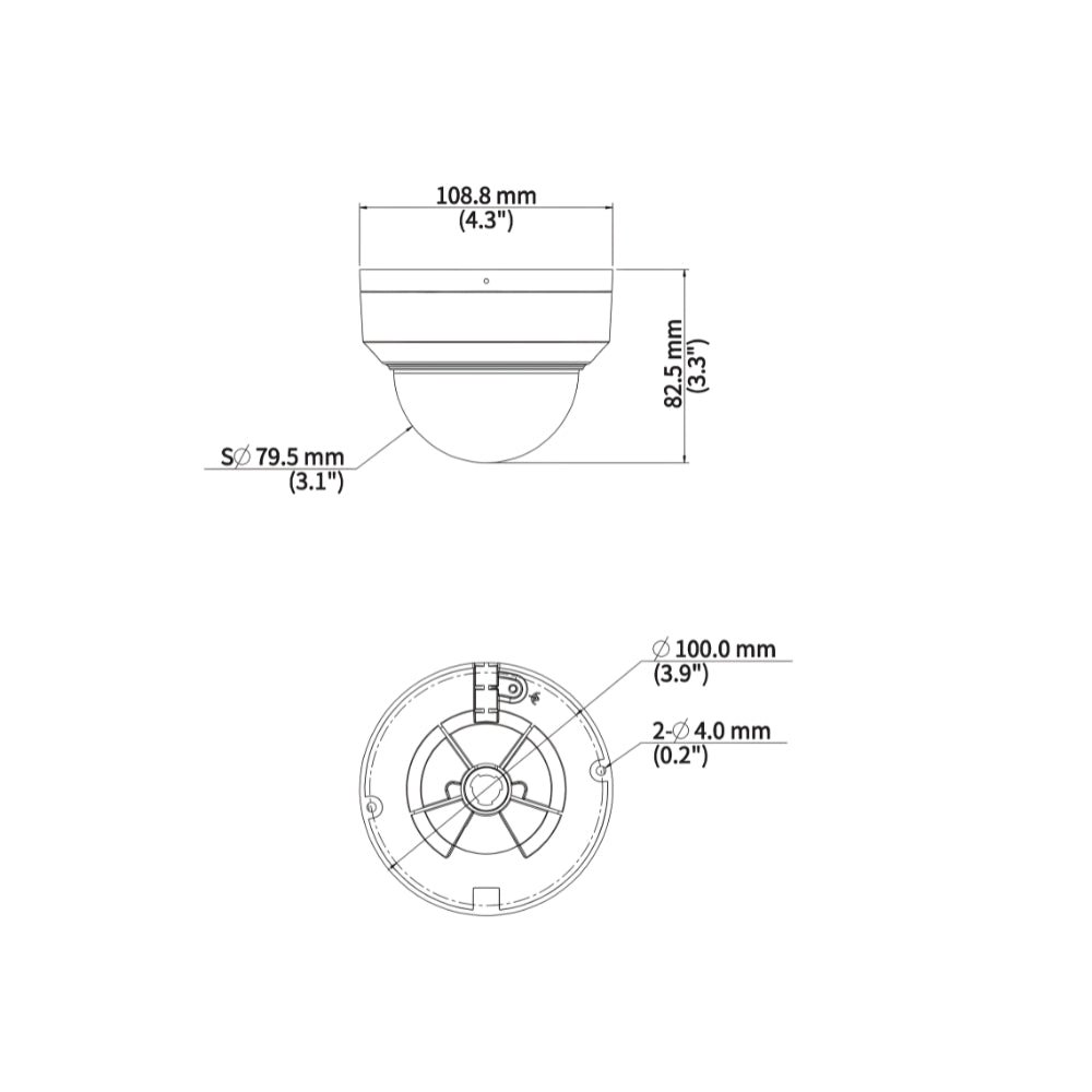 UNV UAC-D125-AF28M 5MP IR Light Dome Analog Camera | All Security Equipment