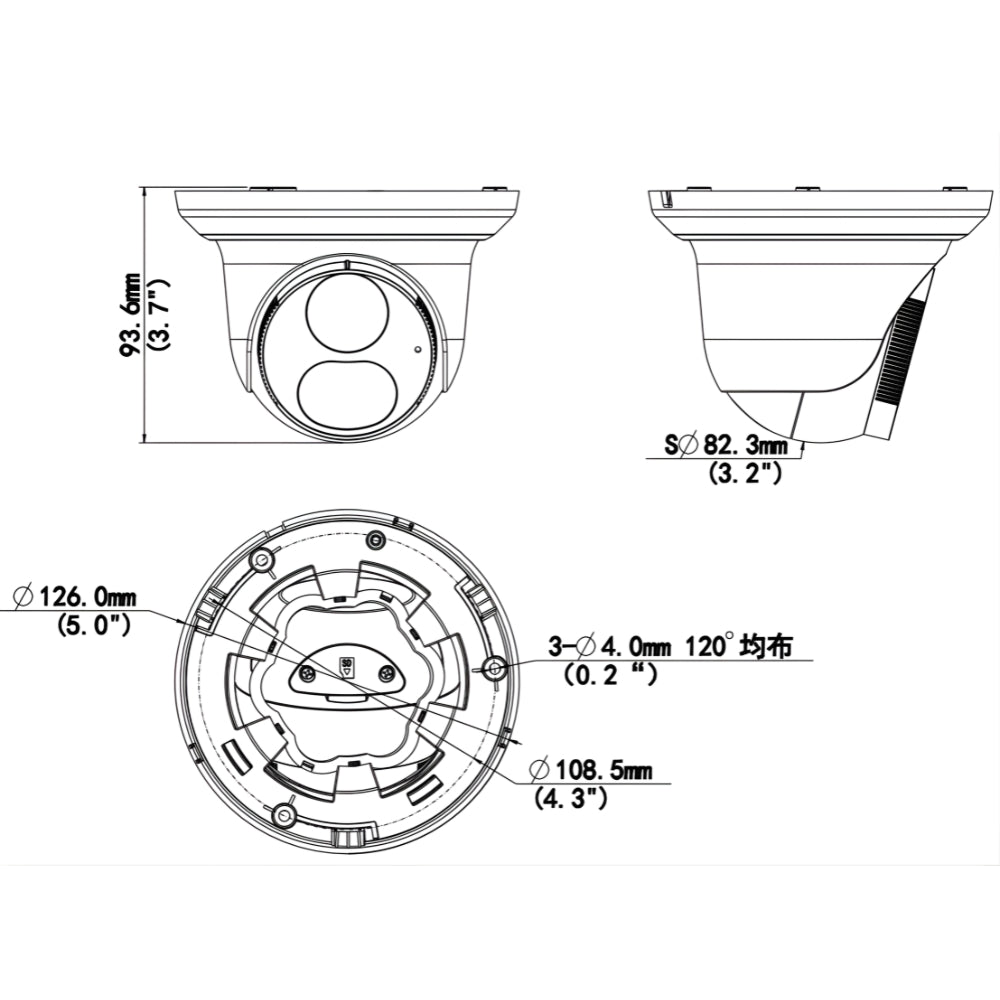 UNV UAC-T145-AF28M-DL 5MP Dual-Light Turret Analog Camera | All Security Equipment