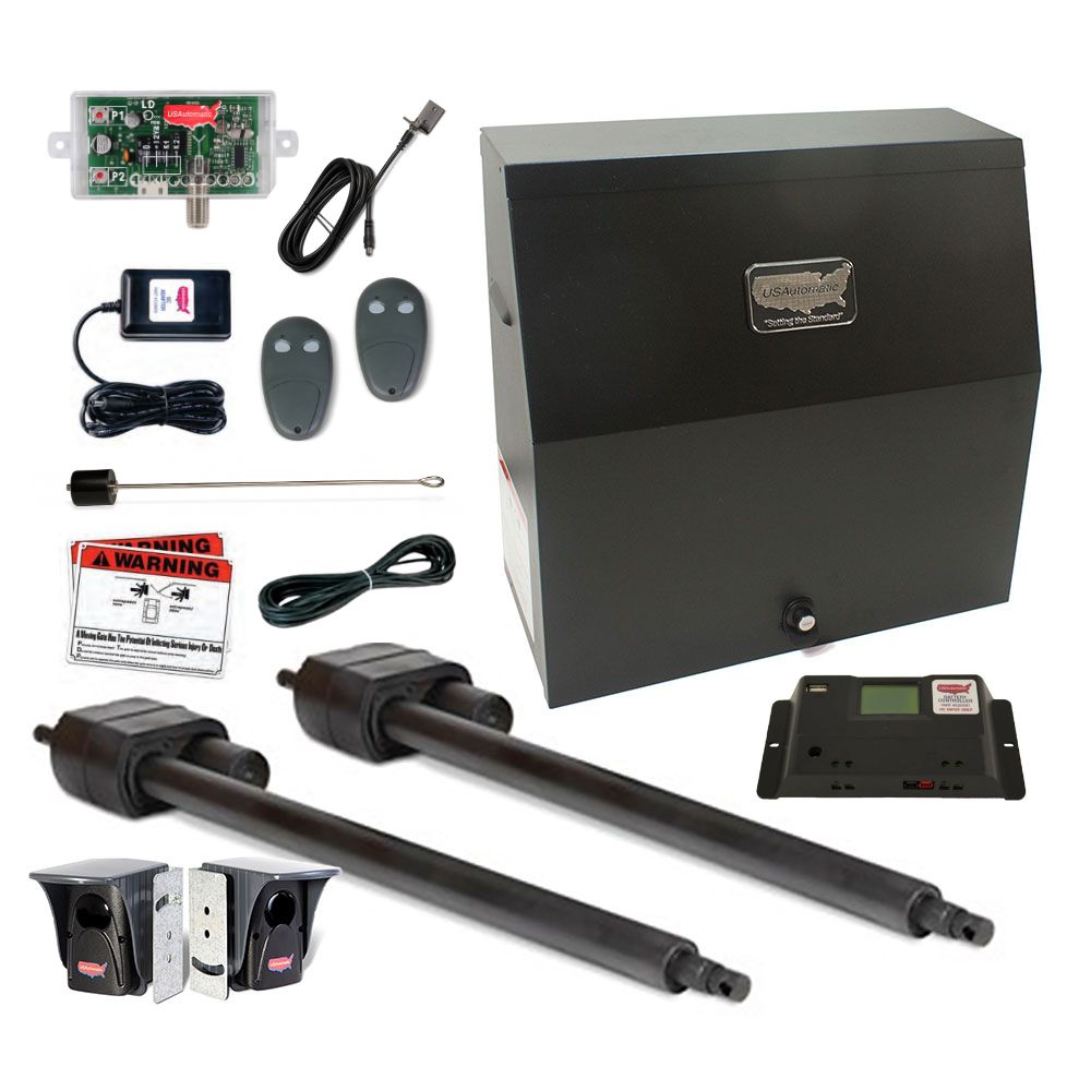 USAutomatic Patriot II AC Dual Gate Opener LCR | All Security Equipment