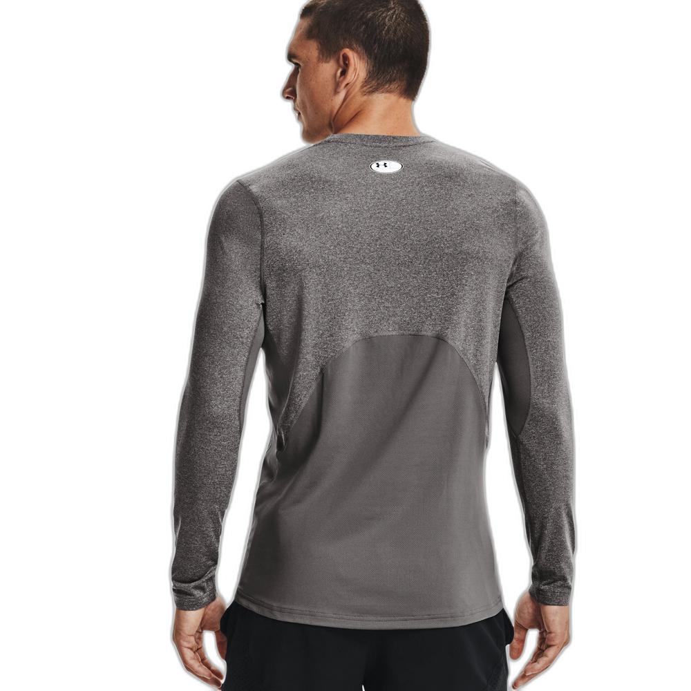 Under Armour ColdGear Crewneck Shirt (Gray) | All Security Equipment