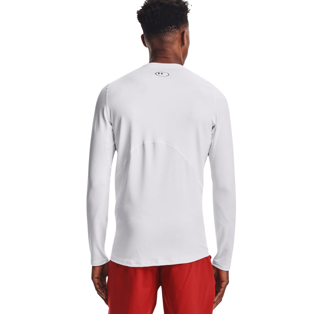 Under Armour ColdGear Crewneck Shirt (White) | All Security Equipment