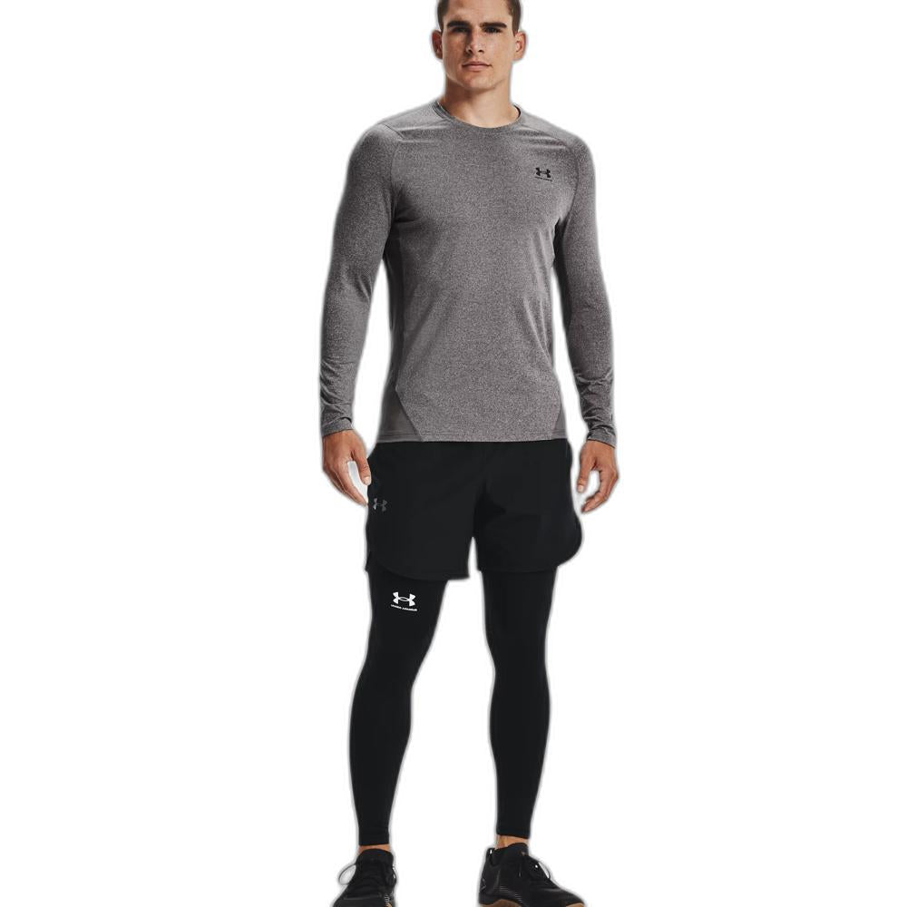 Under Armour ColdGear Crewneck Shirt (Gray) | All Security Equipment