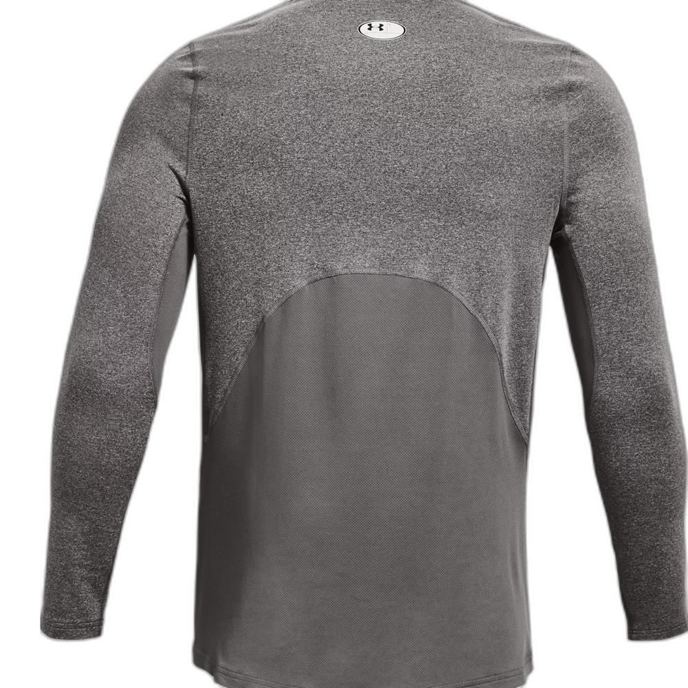 Under Armour ColdGear Crewneck Shirt (Gray) | All Security Equipment