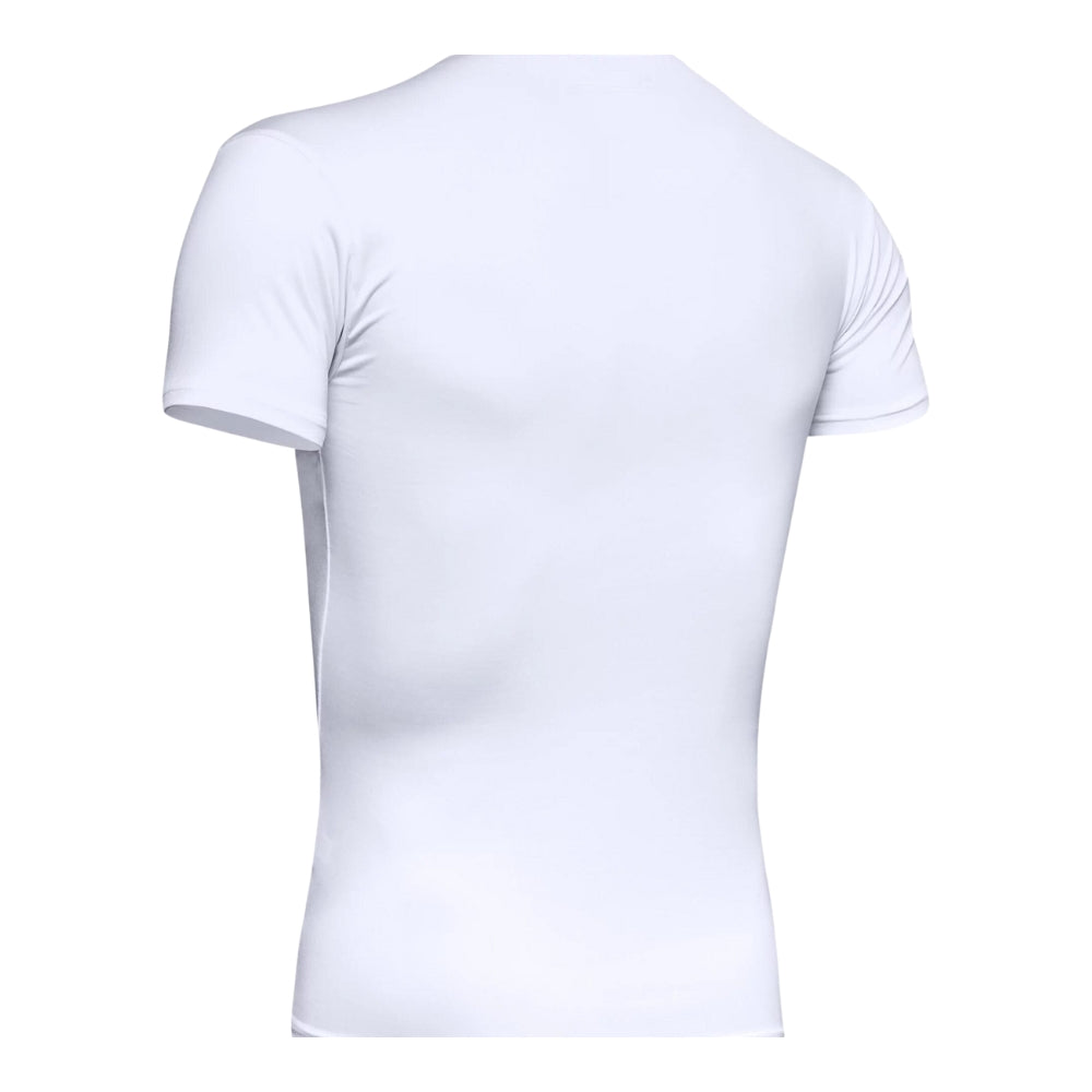 Under Armour Tactical HeatGear Compression V-Neck T-Shirt White Small