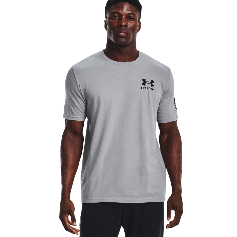 Under Armour Freedom Flag Camo T-Shirt, White | All Security Equipment