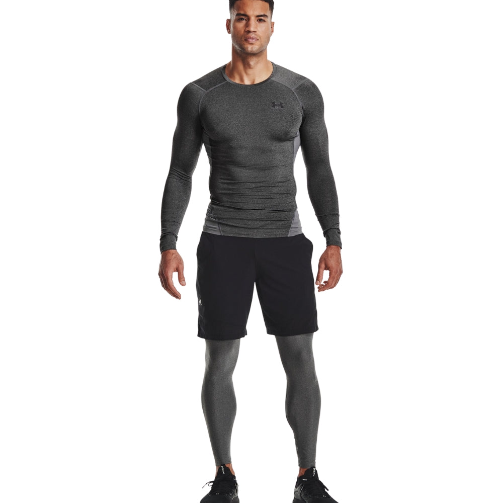 Under Armour HeatGear Leggings Carbon Heather | All Security Equipment