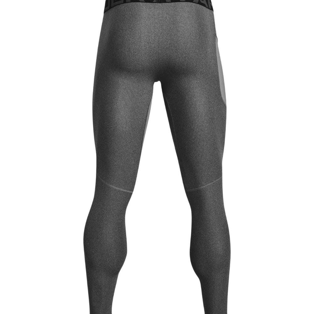 Under Armour HeatGear Armour Leggings (Carbon Heather / Black)