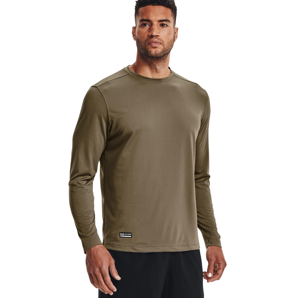 Under Armour Long Sleeve T-Shirt, Federal Tan | All Security Equipment