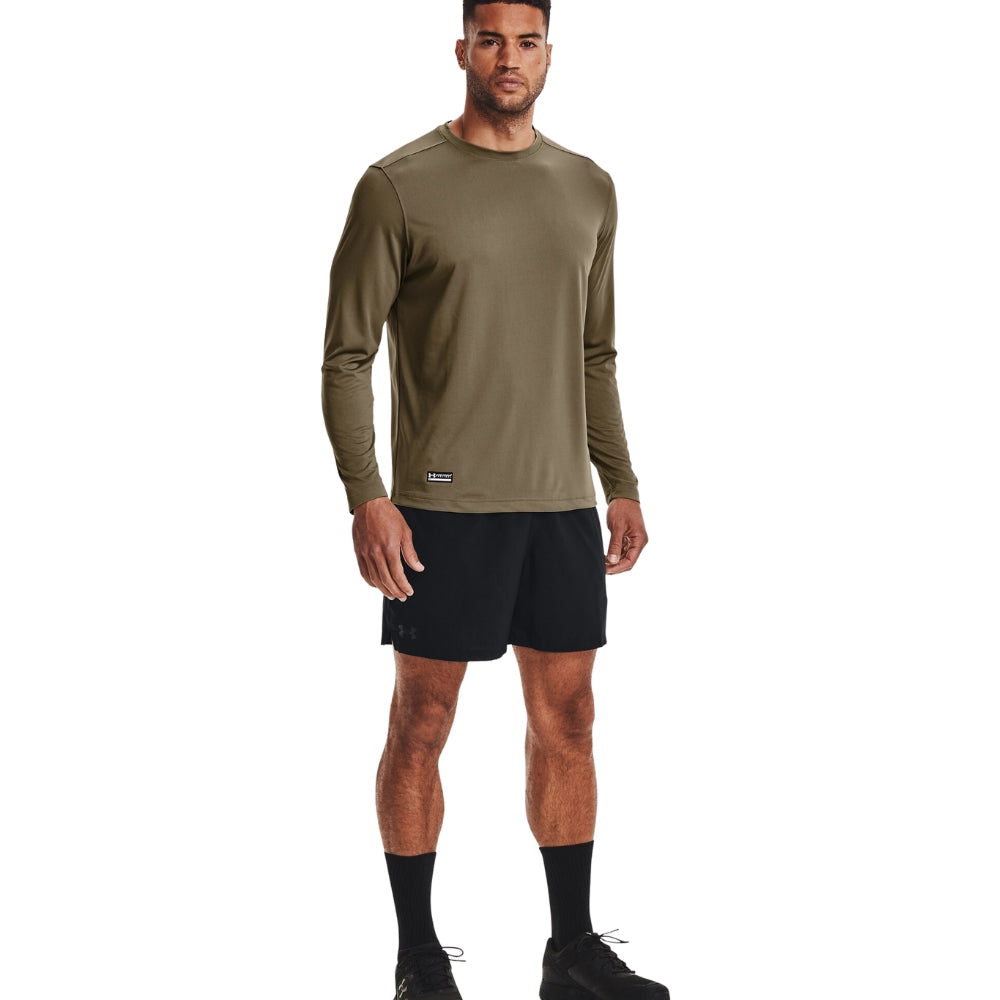 Under Armour Long Sleeve T-Shirt, Federal Tan | All Security Equipment